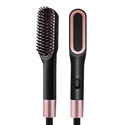 Top Wholesale Women Beauty Equipment Heated Hair Straightener Portable Comb Brush Straightener