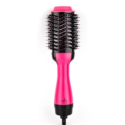 Lescolton Professional 3 In 1 Hair Dryer Comb Hot Air Brush Negative Hair Straightener Curling Brush Roller Electric